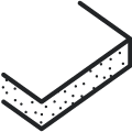 Belagt MDF-plate